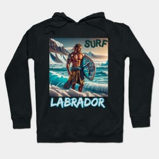 Labrador Surf City Viking Icebergs Classic Humor Hoodie